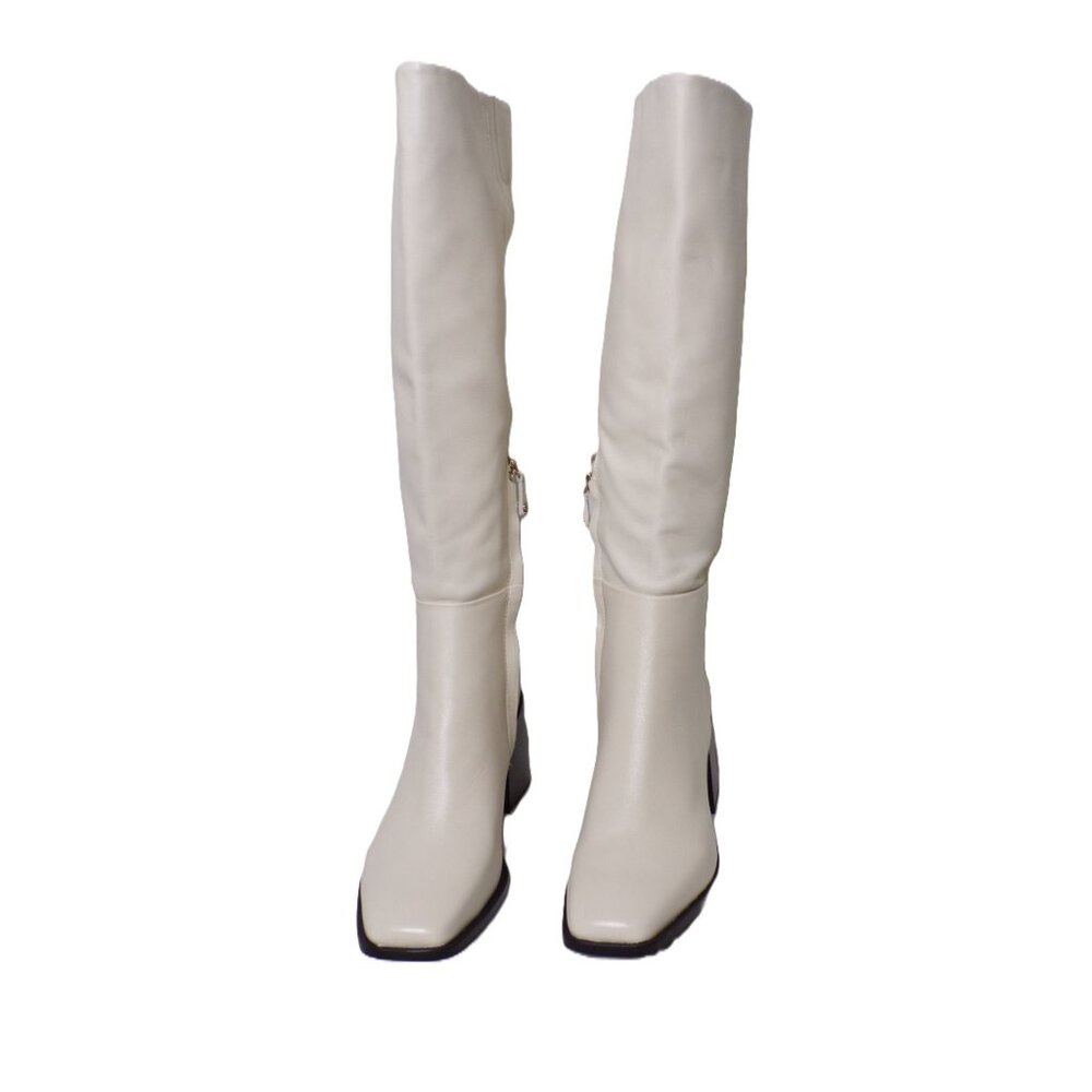 🆕SAM EDELMAN Wade Knee High Boot Ivory Off-White 8.5 - Picture 8 of 16